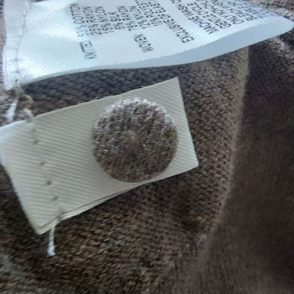 LOFT Brown Open Front Cardigan - Picture 6 of 7